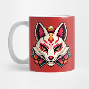 Kitsune Mask Japanese Mug